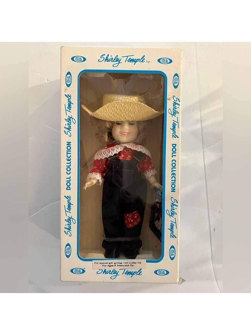 Vintage Ideal Shirley Temple 8 inch Doll from 1982 Collection